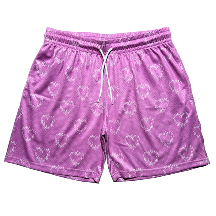 Flamin Heart Shorts